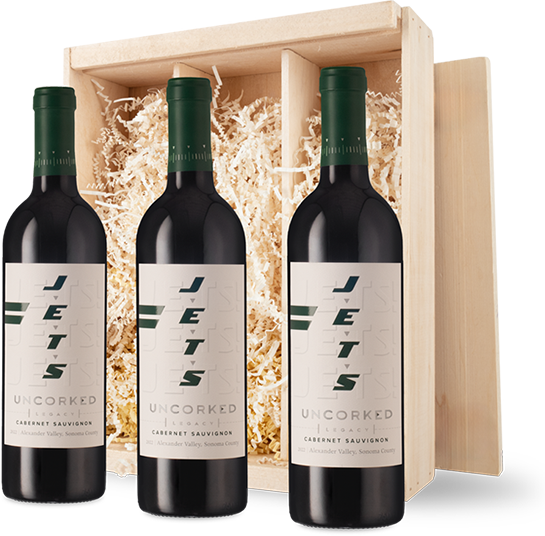 Jets Uncorked Trio in Wooden Box 2022