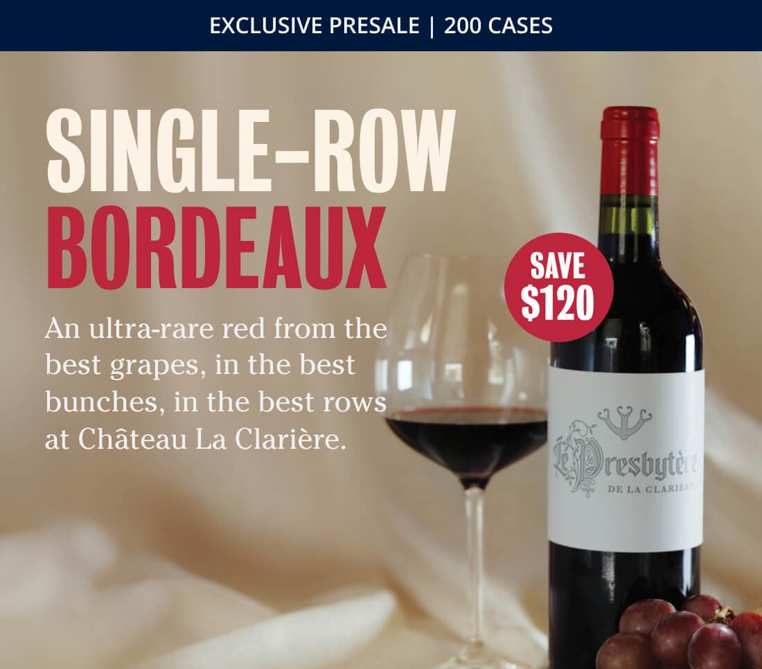 single-row bordeaux